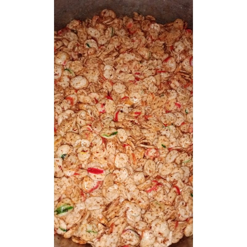 

krupuk seblak pedas 1/2 kg