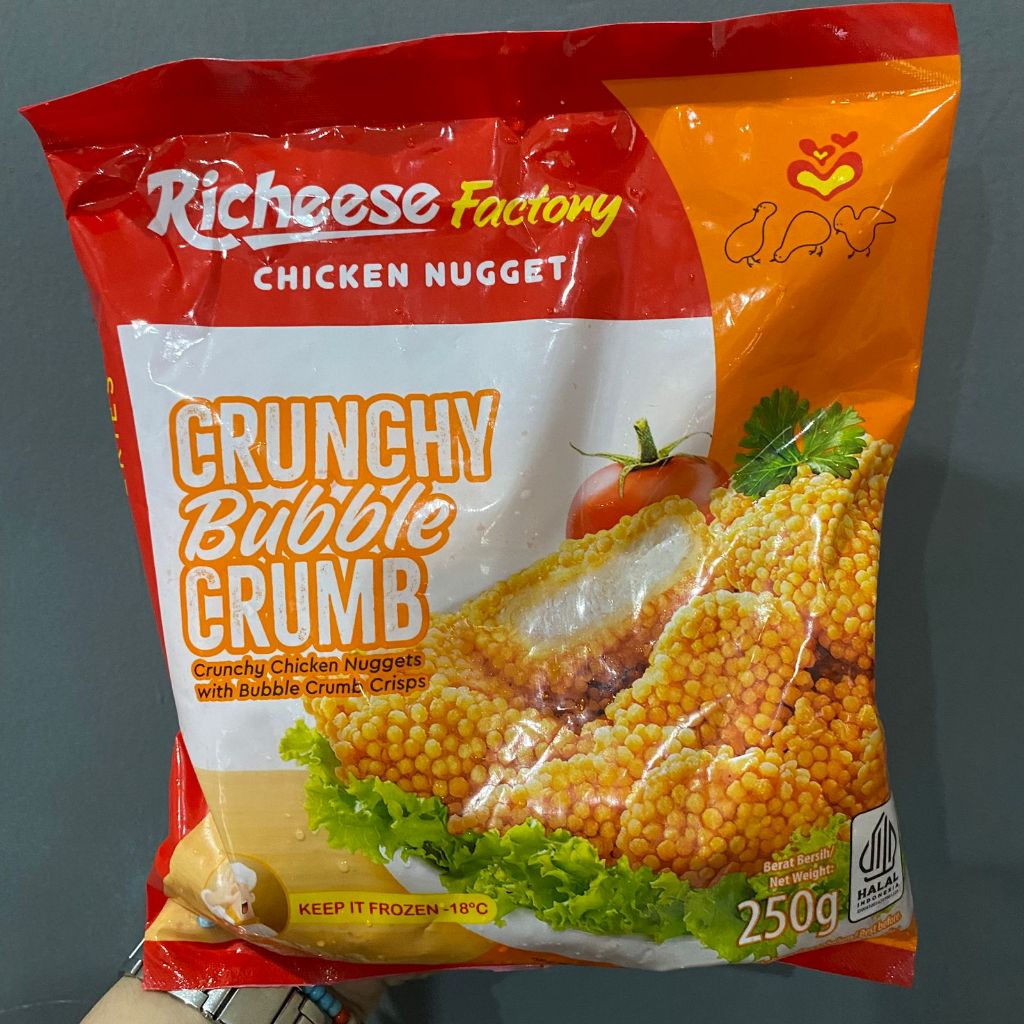 

Richeese Crunchy Bubble Crumb Chicken Nugget 250 Gram