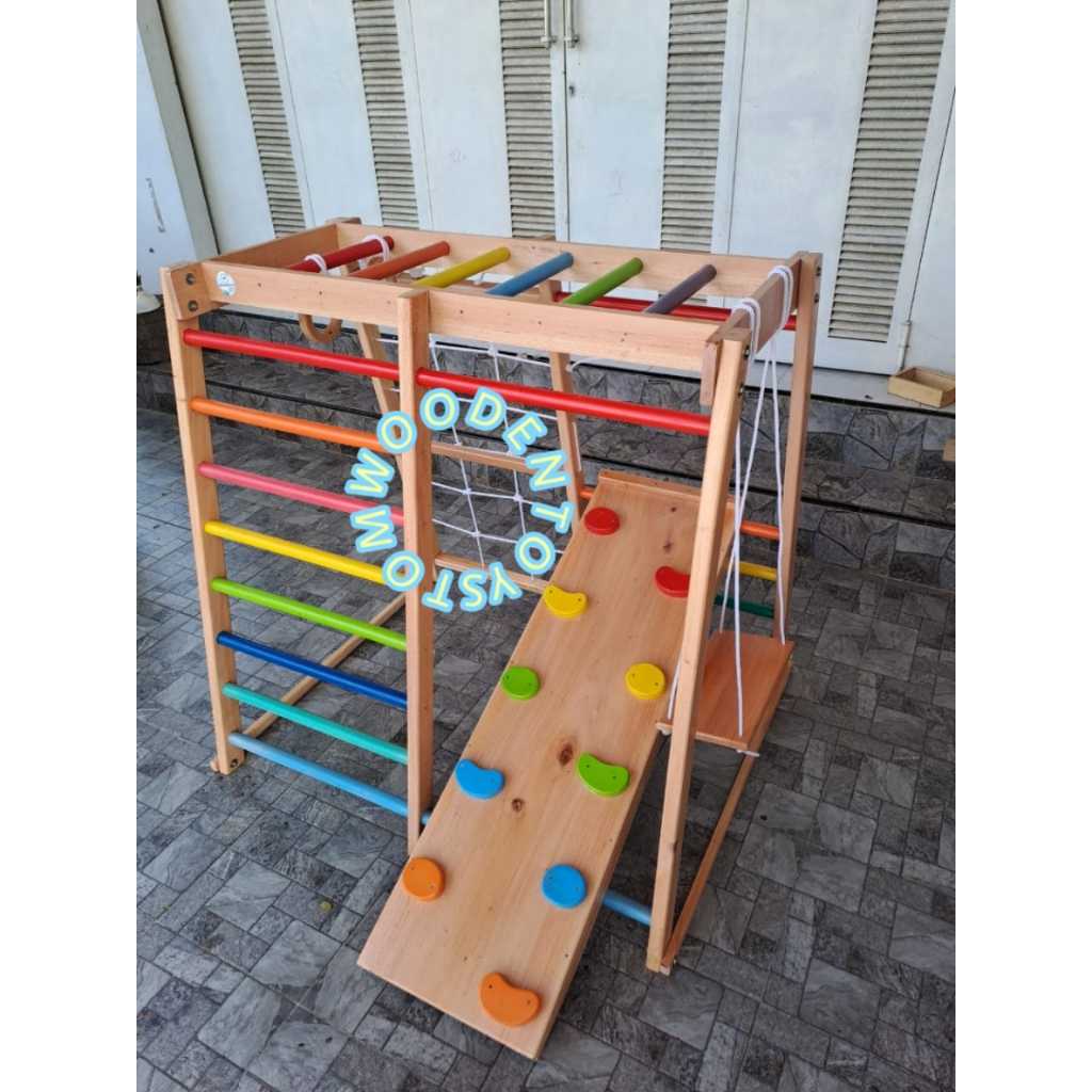 READY STOCK Tangga brakiasi type A warna monkey bar  1.25METER