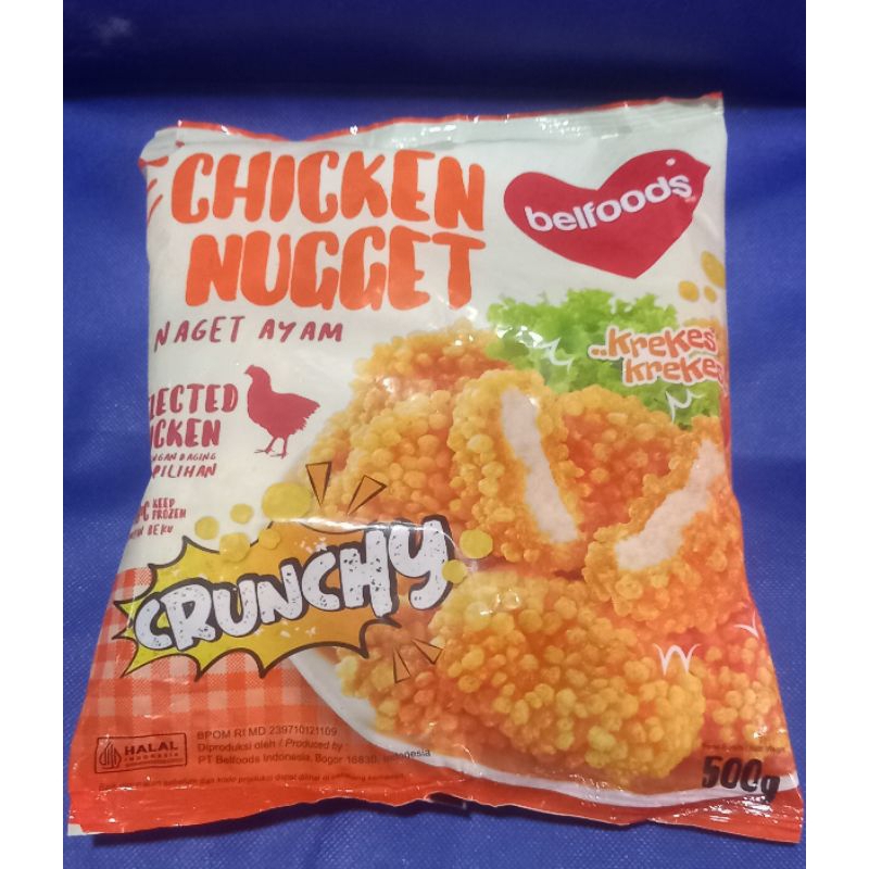 

bellfoods chicken nugget crunchy 500 gr