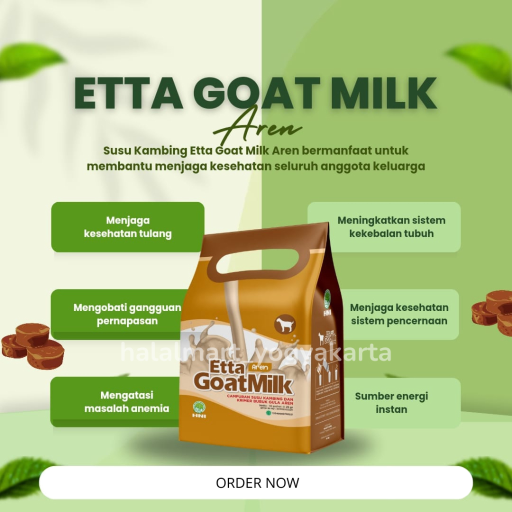 

MENINGKATKAN DAYA INGAT OTAK - SUSU KAMBING ETTAWA ETTA GOAT MILK AREN