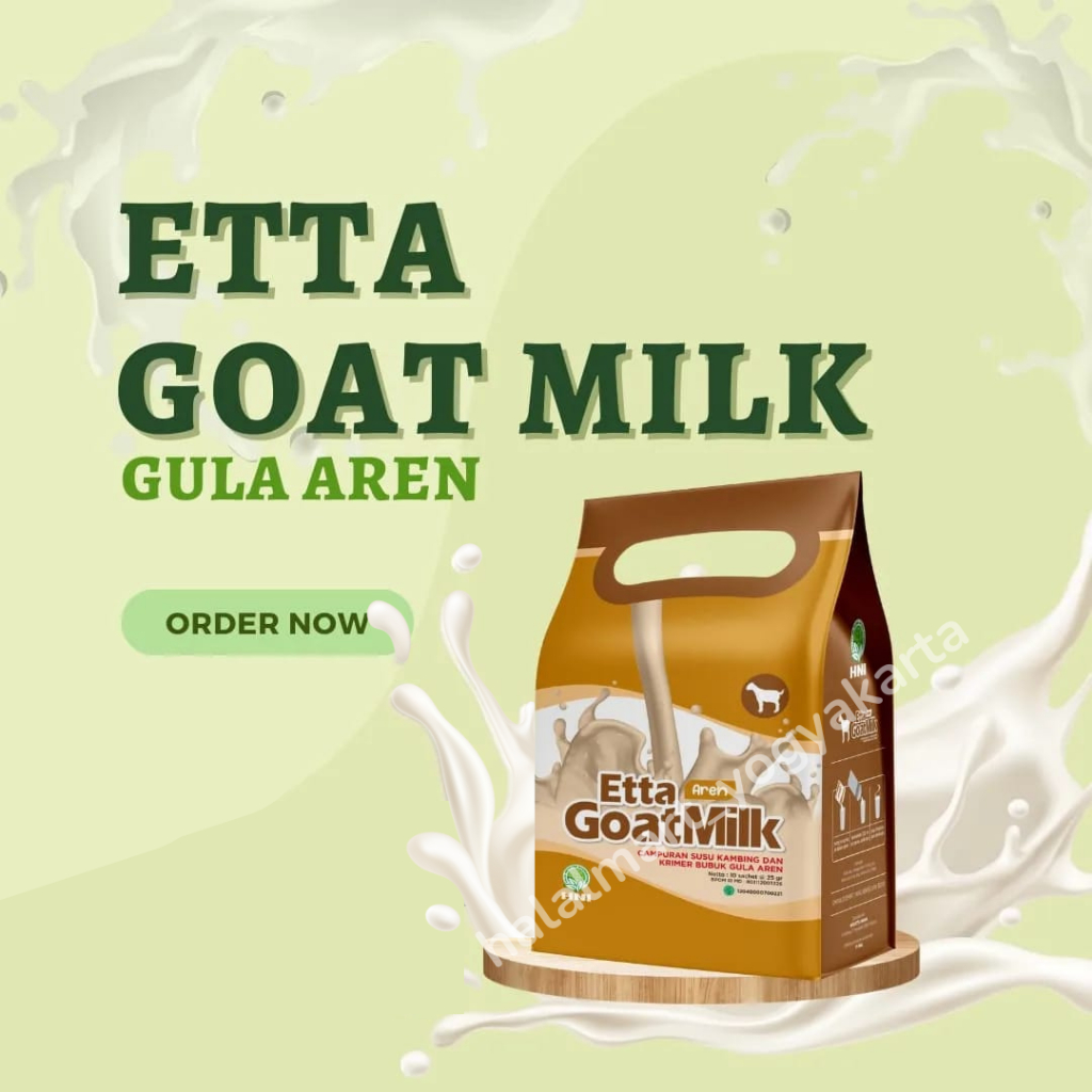 

MEMILIKI PREBIOTIK YANG TINGGI - SUSU KAMBING ETTAWA ETTA GOAT MILK AREN