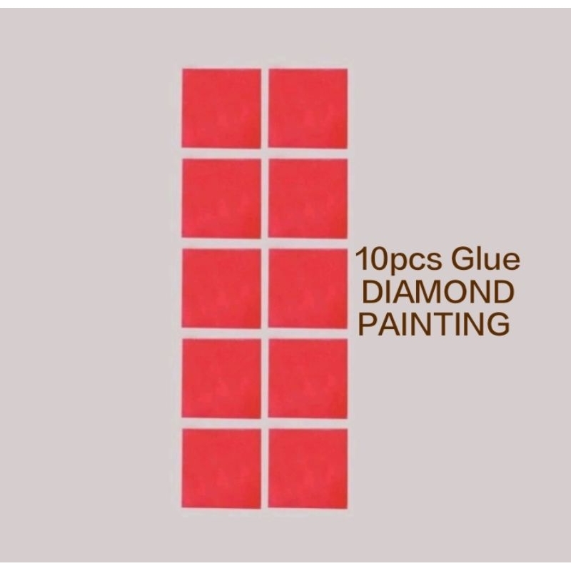 

10 pcs Glue Diamond Painting/ Lem diamond Painting