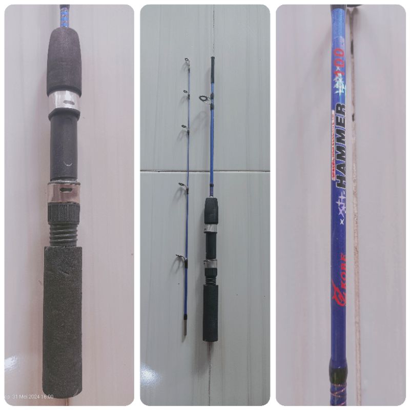 joran kobe hammer 100cm joran fiber glass joran fiber lentur joran fiber solid joran fiber murah