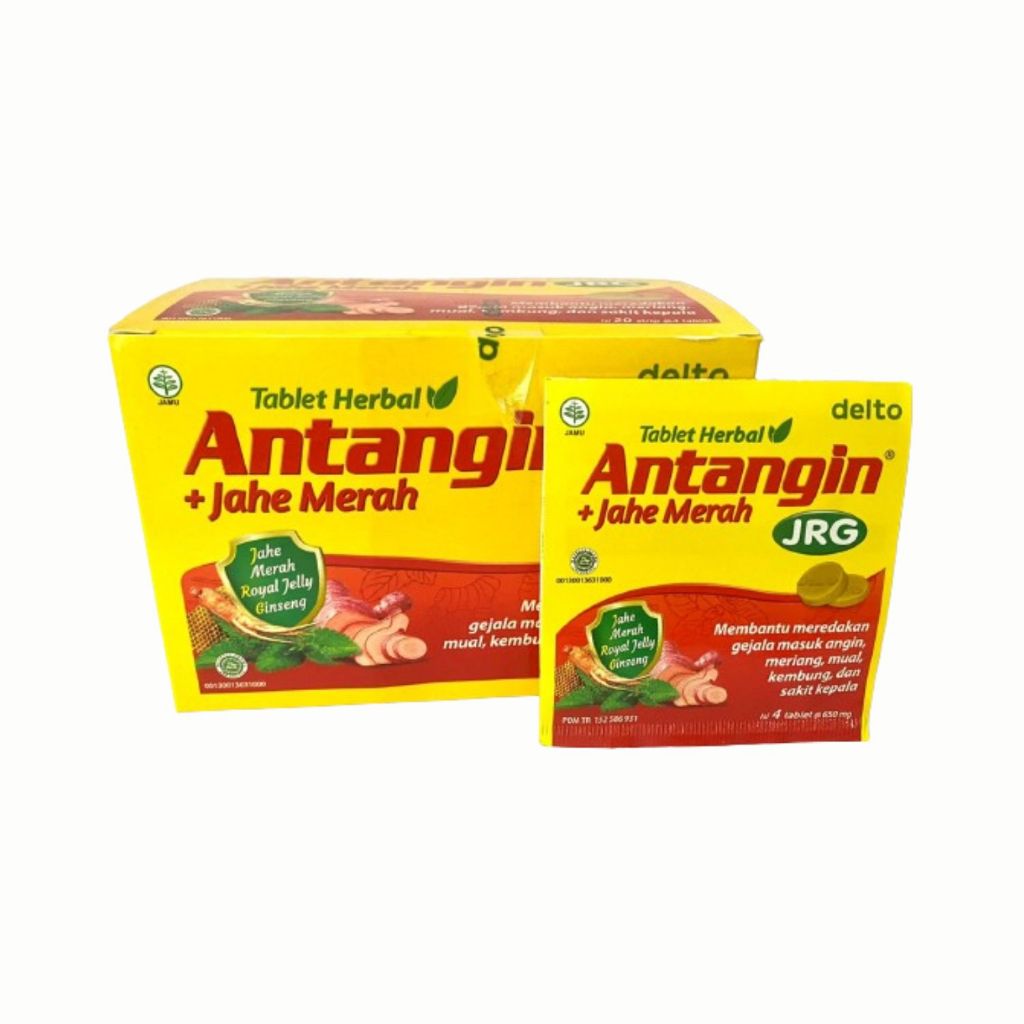 

Antangin JRG Tablet + Jahe Merah Herbal isi 4 Tablet