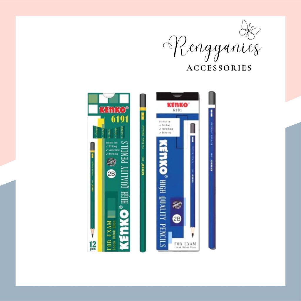 

Pensil 2B Kenko 6181 / 6191 High Quality For Exam Computer