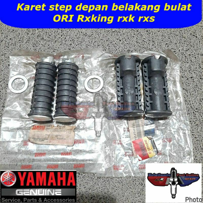 Karet footstep foot step depan belakang rxking rx king kobra lawas lama rxk rx135 rx100 rx125 origin