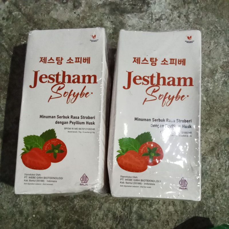 

Jestham Sofybe minuman serbuk rasa strawberry dan psyllium husk 75g/ 5sachet