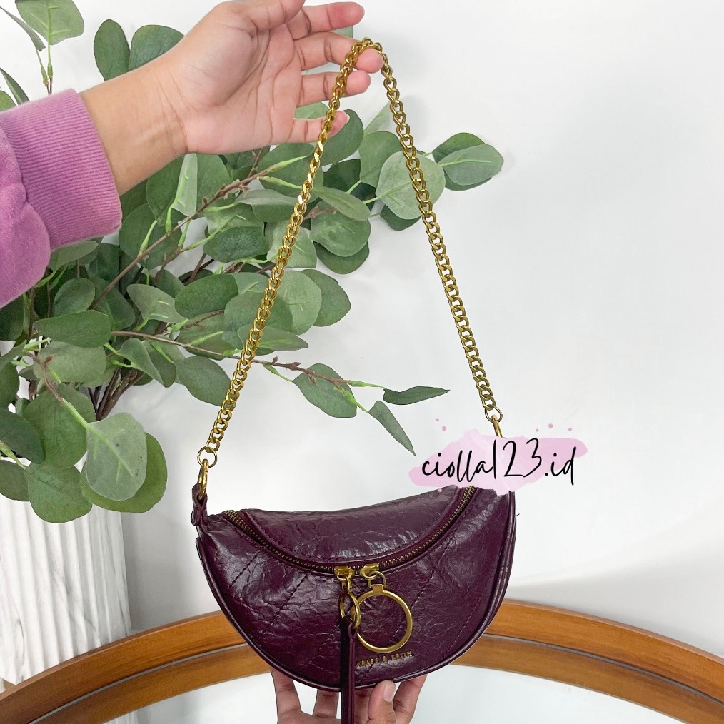 KODE N69B TAS WANITA WAISTBAG CK WRINKLED  TAS PINGGANG WANITA CK26