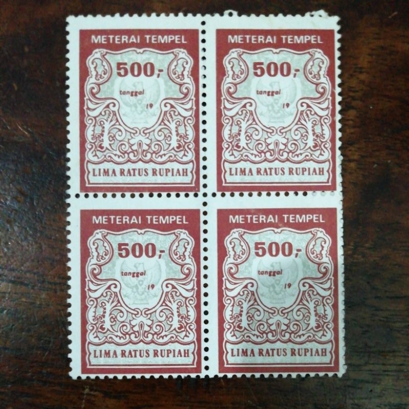 

Materai Rp 500 Pemakaian Tahun 1981 sd 1985