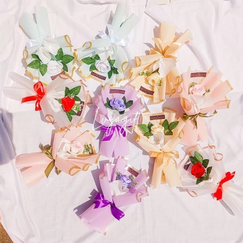 BOUKET BUNGA MINI LUCU DAN ELEGANT