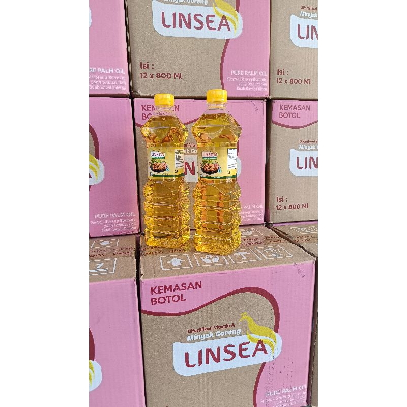 

1Dus Paling MURAH!!Minyak Goreng Linsea 800ML isi 12Botol