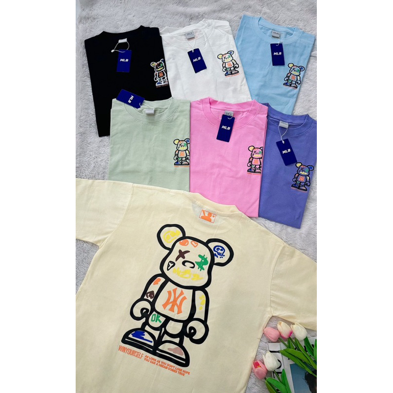 TERMURAH BAJU BANGKOK KAOS IMPORT MLB THE BRICK BEAR MERK FLOWER / BAJU BKK ORIGINAL FIRST HAND SUPP