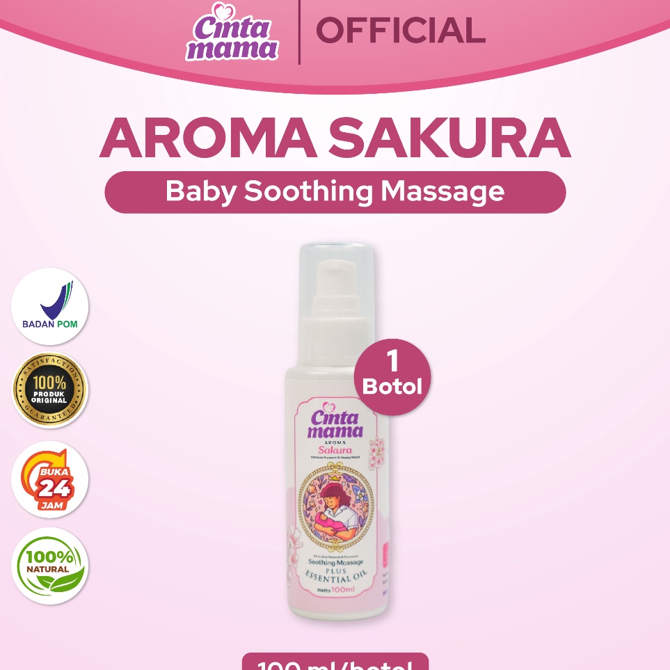 

Terlaku Cinta Mama Minyak Bayi Varian Sakura Original 1 Botol