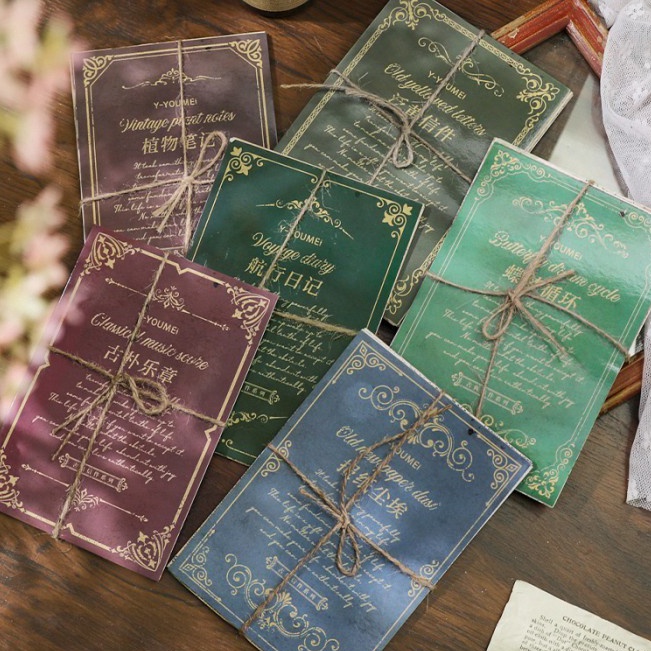 

Kes Vintage Scrapbook Set DIY Journal COLLECTION 3 Lbr Craft Paper