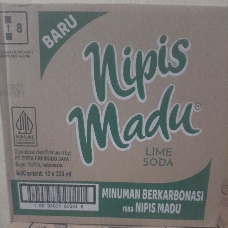 

NIPIS MADU LIME SODA 330ML X 12 BTL (1DUS)