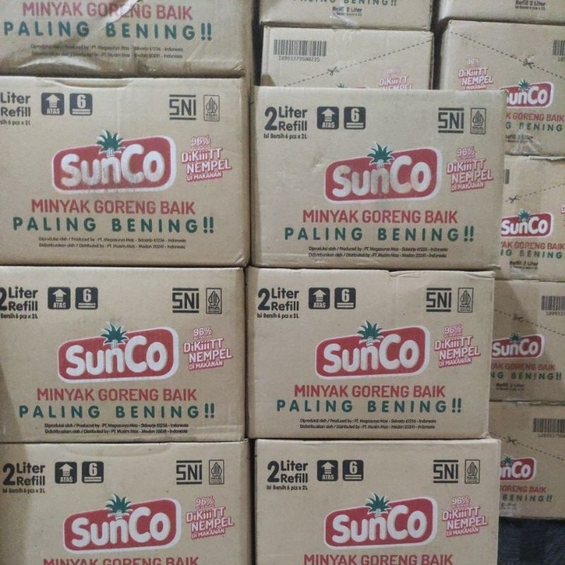 

MINYAK SUNCO 2 LITER 1 KARTON ISI 6PC