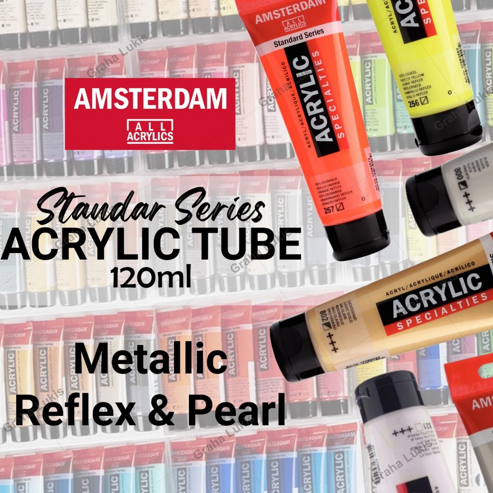 

KODE B8C Amsterdam Acrylic 12ml Varian 3 Metallic Reflex Pearl 12 ml Cat Akrilik