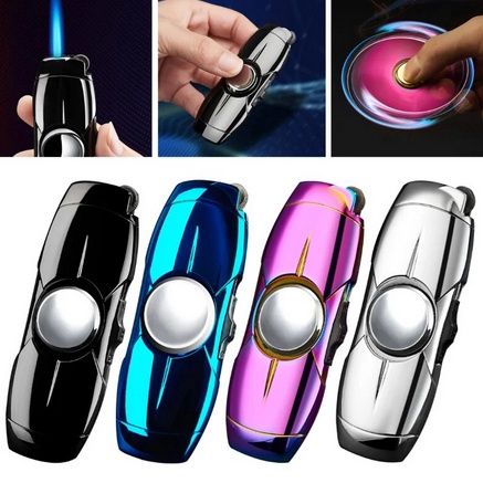 KODE E42W Metal Fidget Spinner Turbo Lighter