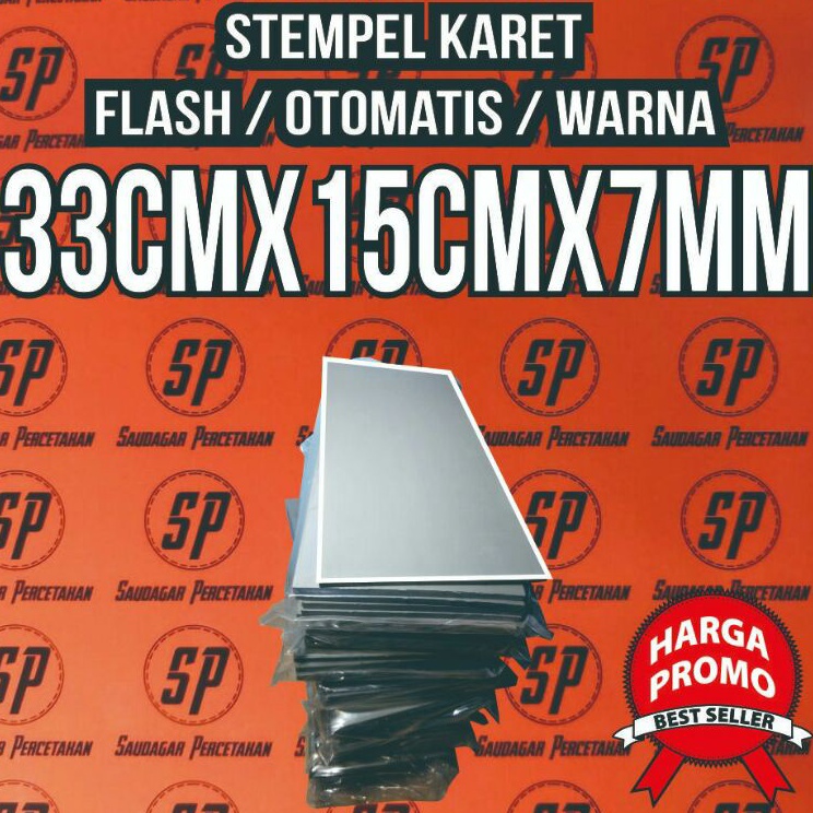 

Mewah KARET STEMPEL FLASH OTOMATIS READY 33x15cm