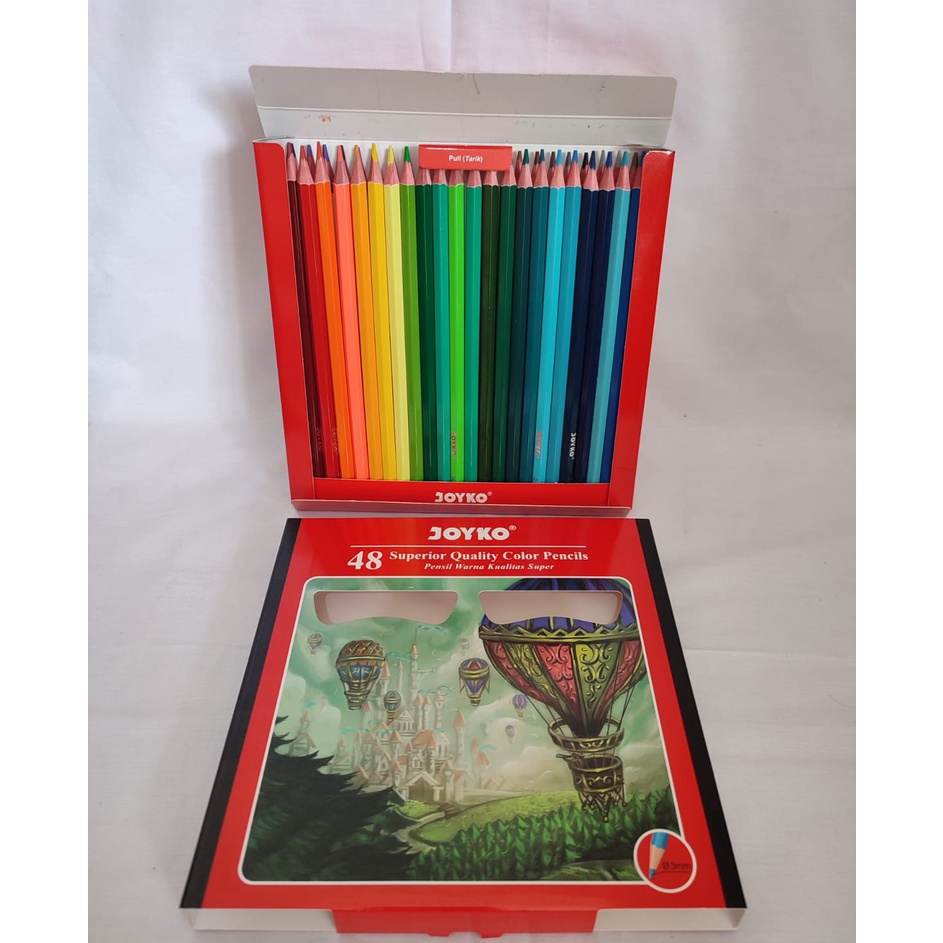 

Pensil warna Color pencils CP127 48 warna Joyko