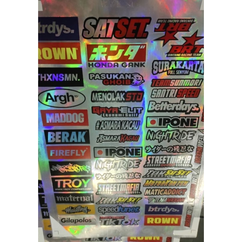 

stiker hologram