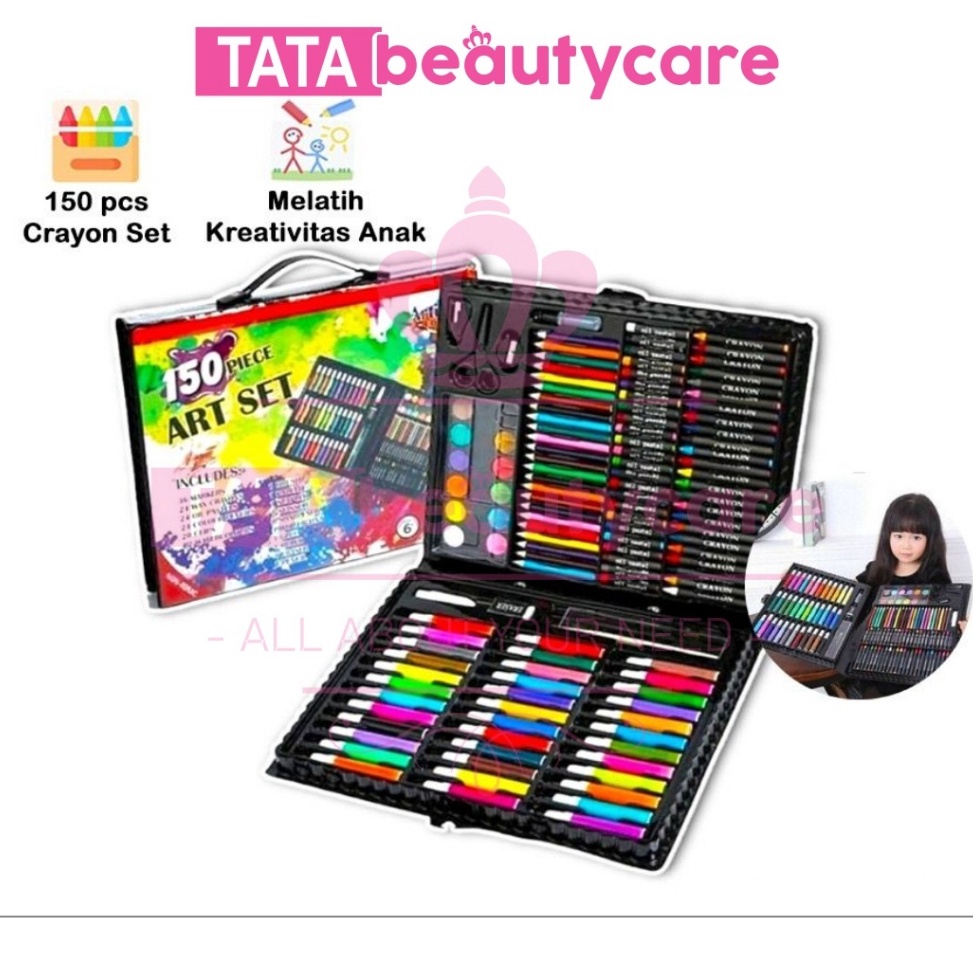 

KODE W25S 13gr T871 Crayon Set 15pcs Alat Menggambar Mewarnai Dan Melukis Isi 15 pcs Untuk AnakAnak Kit Art Supplies Painting Set For Children Krayon Hadiah Kado Ulang Tahun Birthday Gift