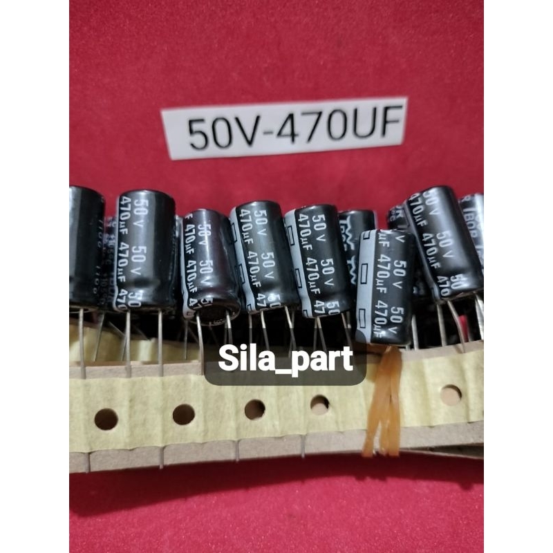 Elco 470uf 50v renceng original