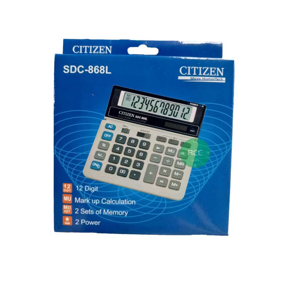 

Kalkulator Citizen SDC868L