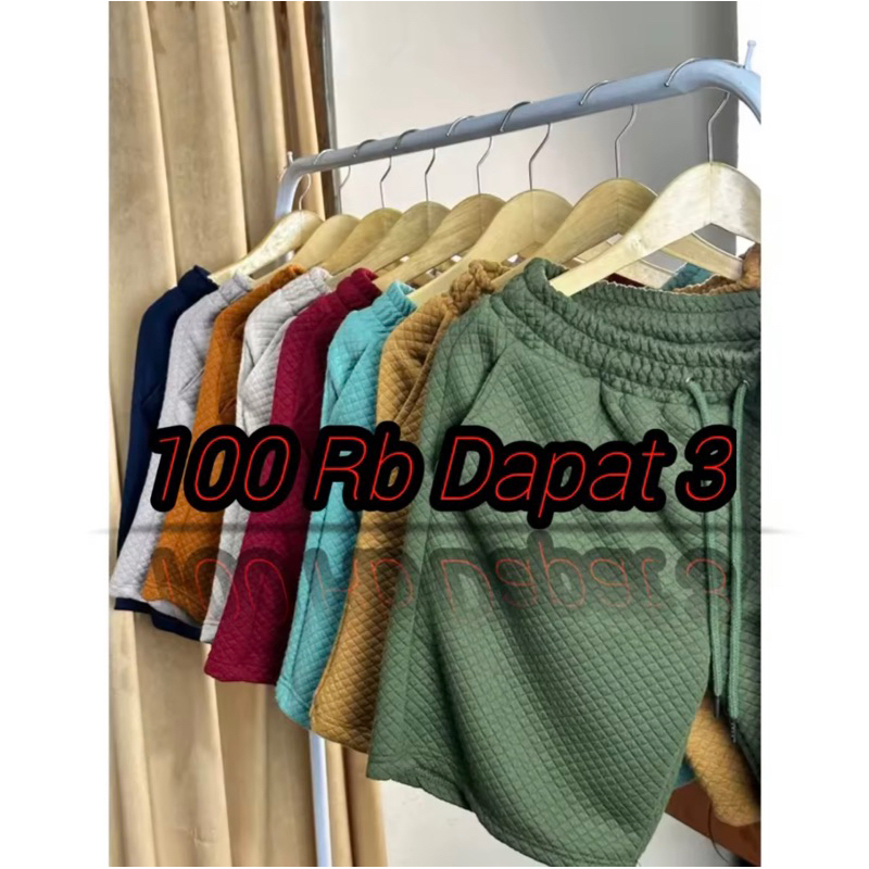 Promo 100 ribu dapat 3 Celana pendek pria Celana pendek boardshort boardshort  pria celana pendek di