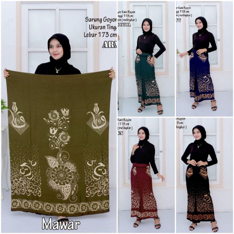 SARUNG SANTRI PUTRI/SARUNG AQIL/SARUNG GOYOR WANITA/SARUNG BATIK
