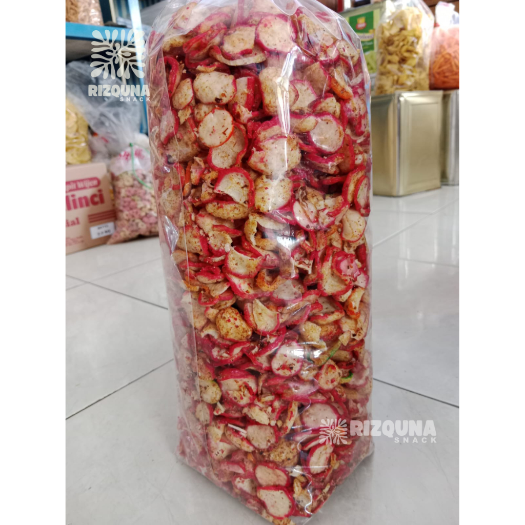 

Krupuk Seblak Bantet Kering 1kg / Kripik Seblak Pedas Mantap Bumbu Kencur
