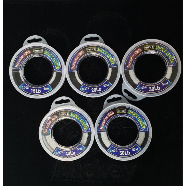 Paling Sesuai Mitsui Shock Leader Fluorocarbon 5M