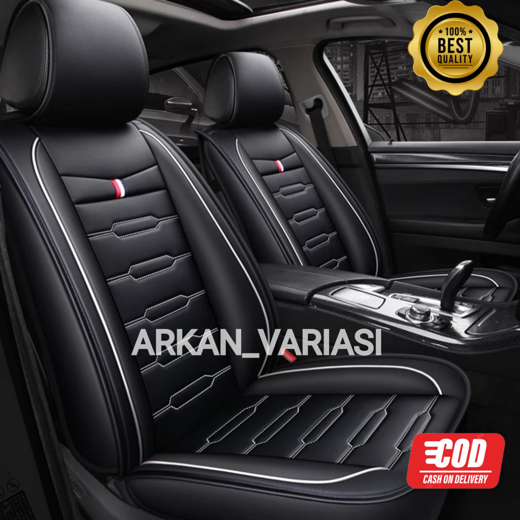 Cover jok mobil sigra 2016-2023 sarung jok sigra fullset 3 baris bahan onyx ferrari