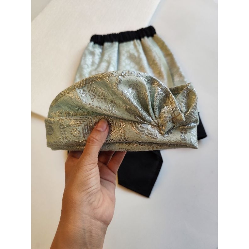 Kamen Jadi Anak Laki-laki Set Udeng Semi Songket Pakaian Adat Bali