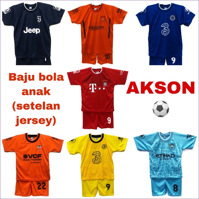 Muraaaahh Setelan baju bola anak laki laki  setelan baju bola anak  setelan jersey  setelan baju bol