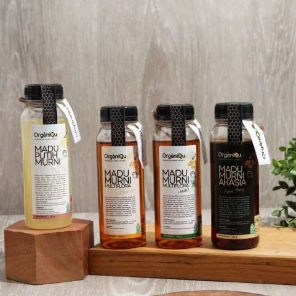 

[HB Corner] OrganiQu Madu Mentah Hutan dan Peternakan Lebah | Murni Asli Raw Honey | Meningkatkan Imunitas Menormalkan Metabolisme Perkembangan Otak Anak Madu amandel flu bapil kesehatan tulang imunitas Lansia Anak Dewasa Multiflora Mint Akasia Madu Putih