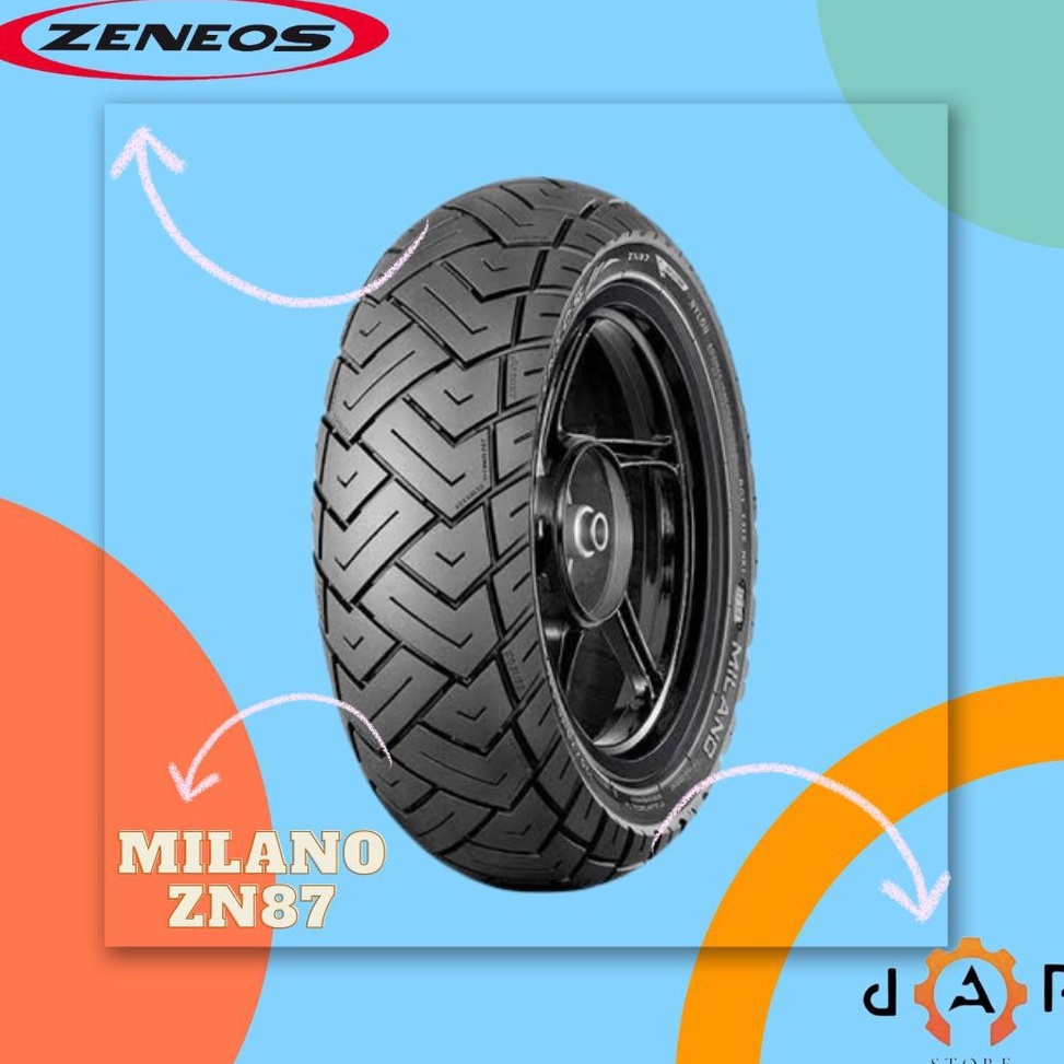 Serbuuuu BAN MOTOR VESPA RING 1  ZENEOS MILANO 1271 TUBELESS  BAN MOTOR VESPA LX VESPA S
