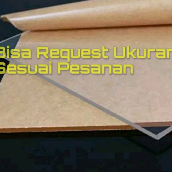 

Akrilik Lembaran 5mm 3x4cm