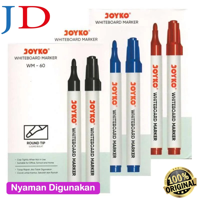 

Spidol Whiteboard Joyko Sepidol Papan Tulis White Board Marker Warna Dapat Dihapus