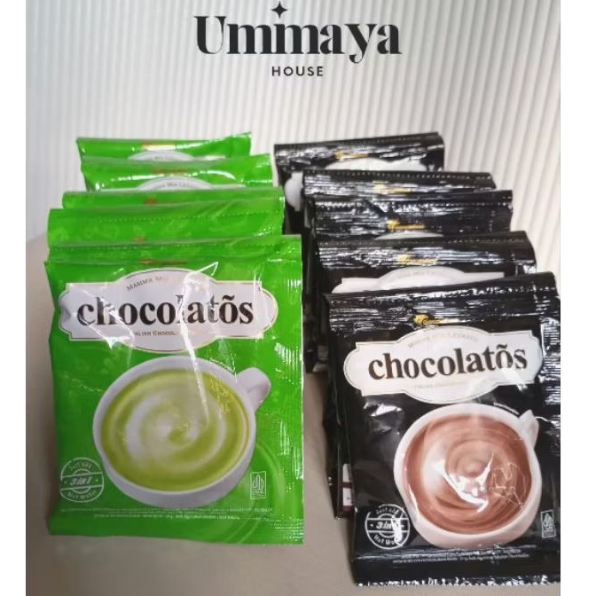 

Gery Chocolatos Drink Cokelat/ Matcha 24 gr × 10 sachet