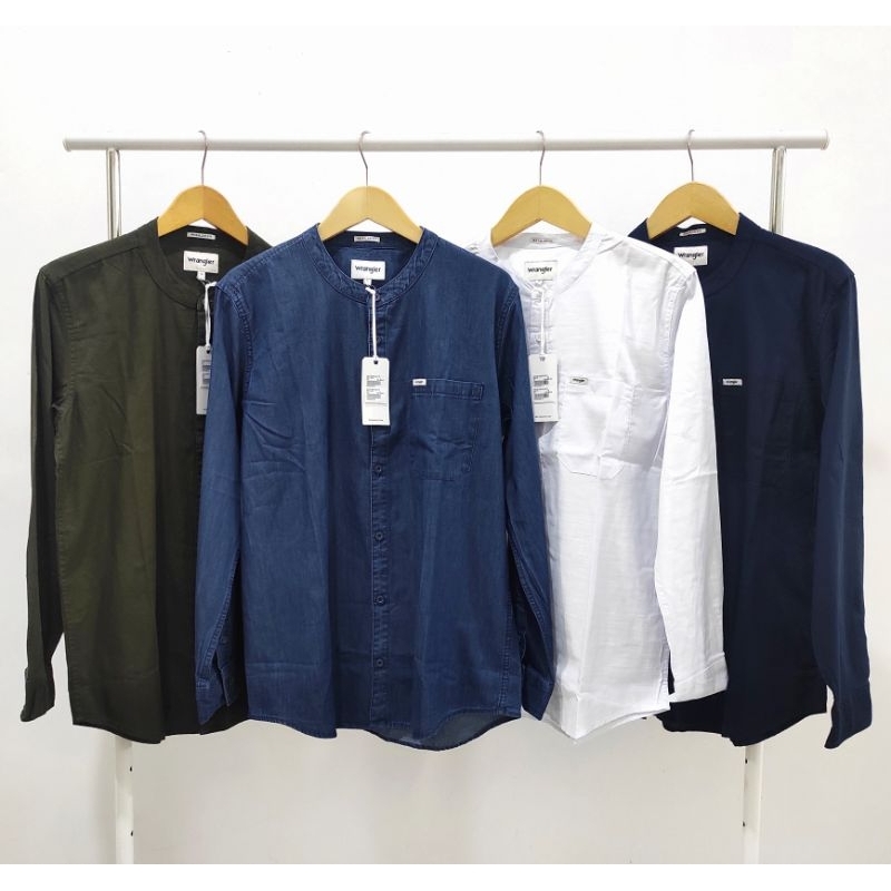 Wrangler Baju Koko Lengan Panjang Original Sale