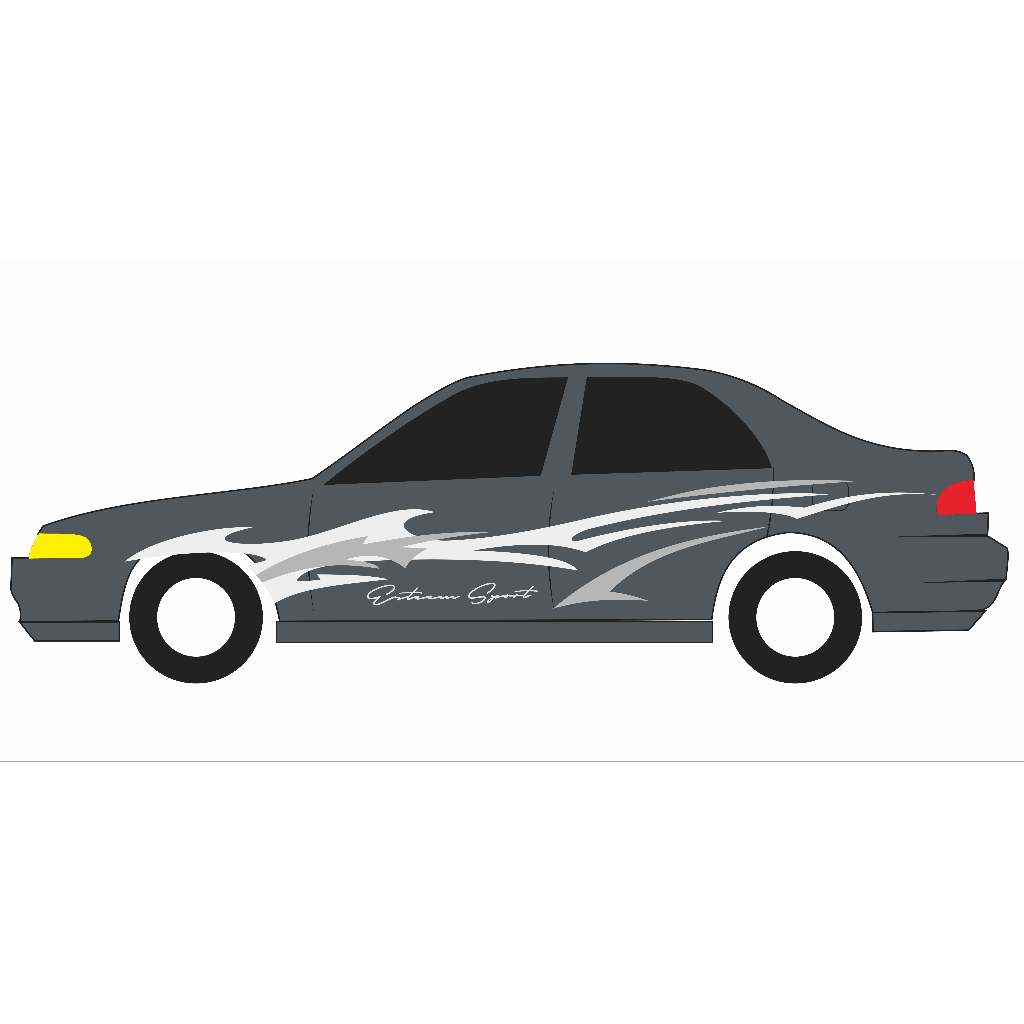 STIKER LIS CUTING MOBIL SEDAN