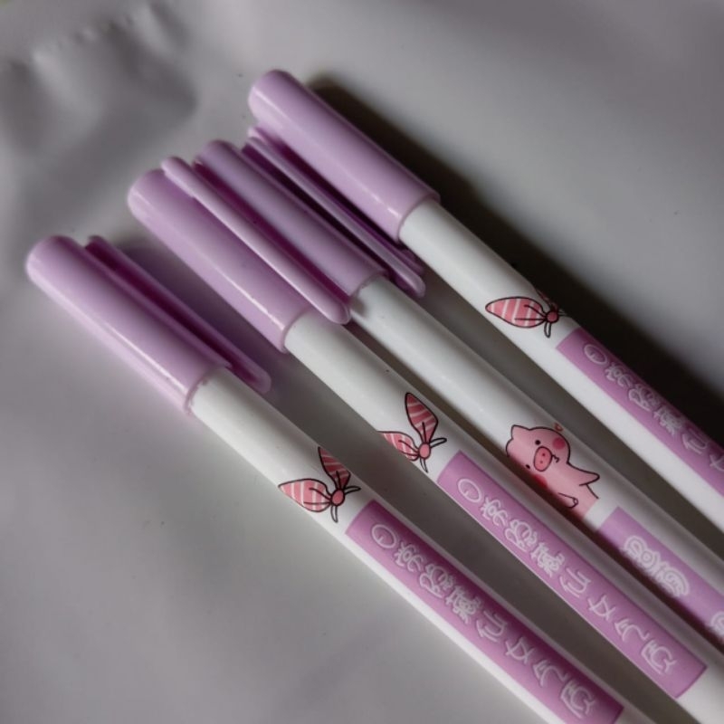 

Pulpen gel karakter motif cartoon ungu space girl pulpen murah alat tulis sekolah