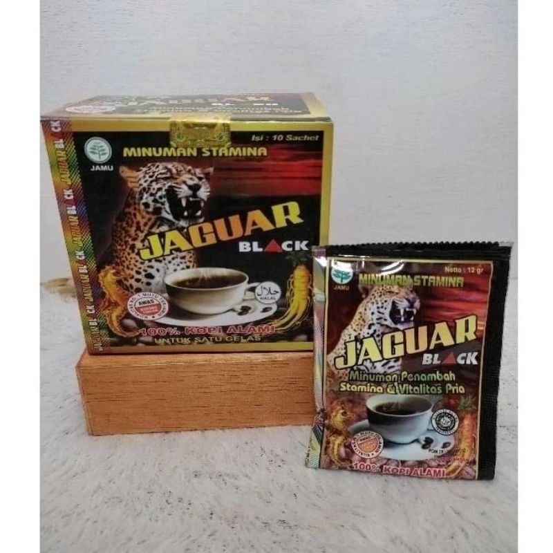 

KOPI JAGUAR BLACK ORIGINAL MINUMAN KEBUGARAN PRIA HARUM TAHAN LAMA INSTAN COFFEE MIX 3IN1 ASLI BISA COD