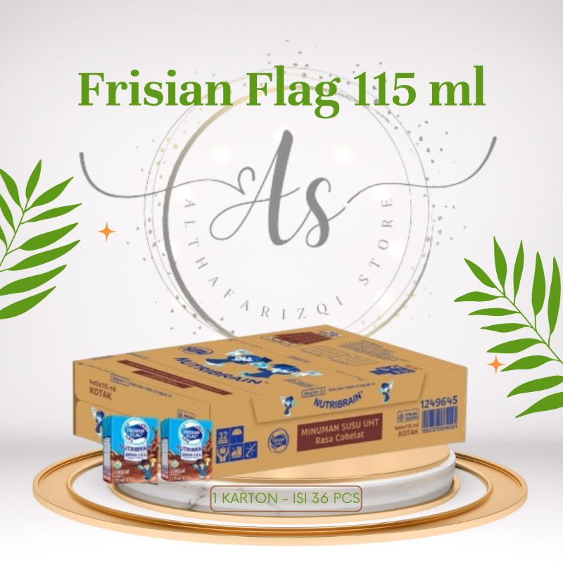 

Frisian Flag Nutribrain Omega 3 & 6 Susu Cair Cokelat 36 x 115 ml - Karton