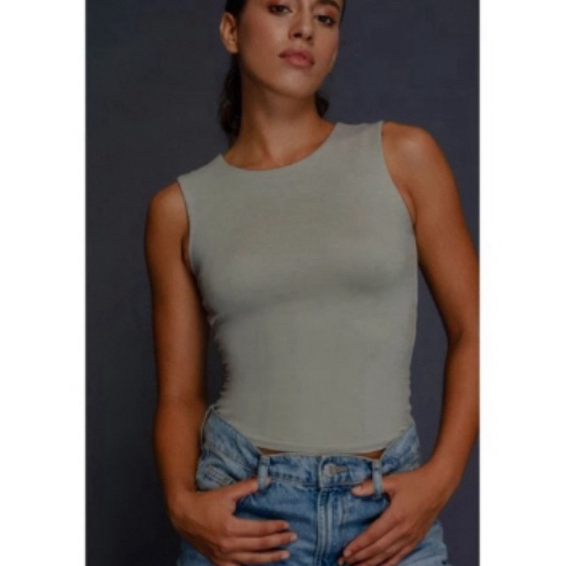 ARUS THE BRAND ROUND NECK TANK SAGE NEW READY XL-XXL