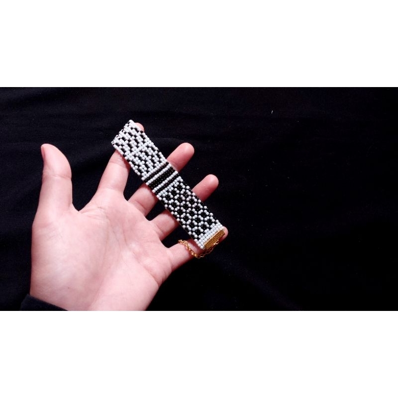 gelang manik keffiyeh palestina