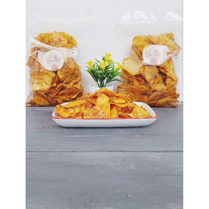 

Vanilla - Kerupuk Balado Asli Minang 250 gr