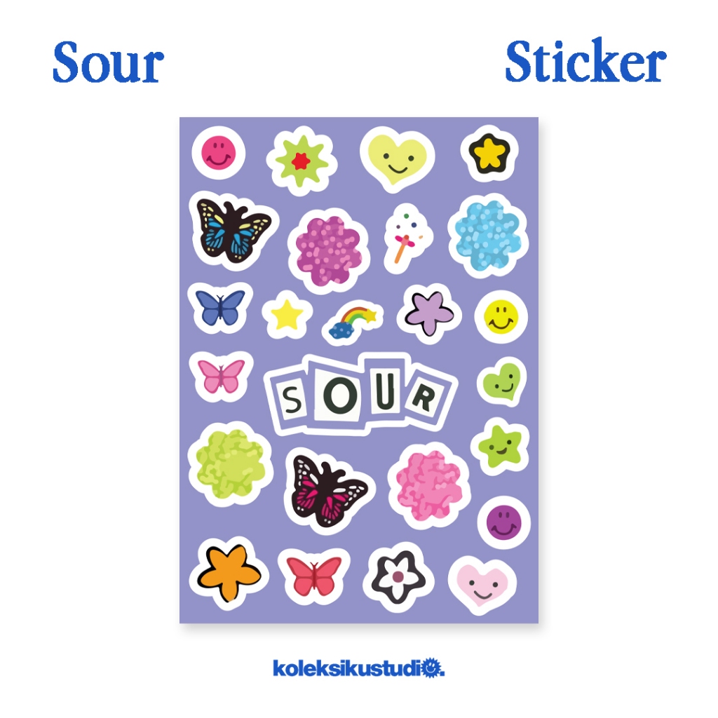 

Stiker Sour Olivia Rodrigo Sticker Music Band Musik Aesthetic Lucu Stiker HP Laptop